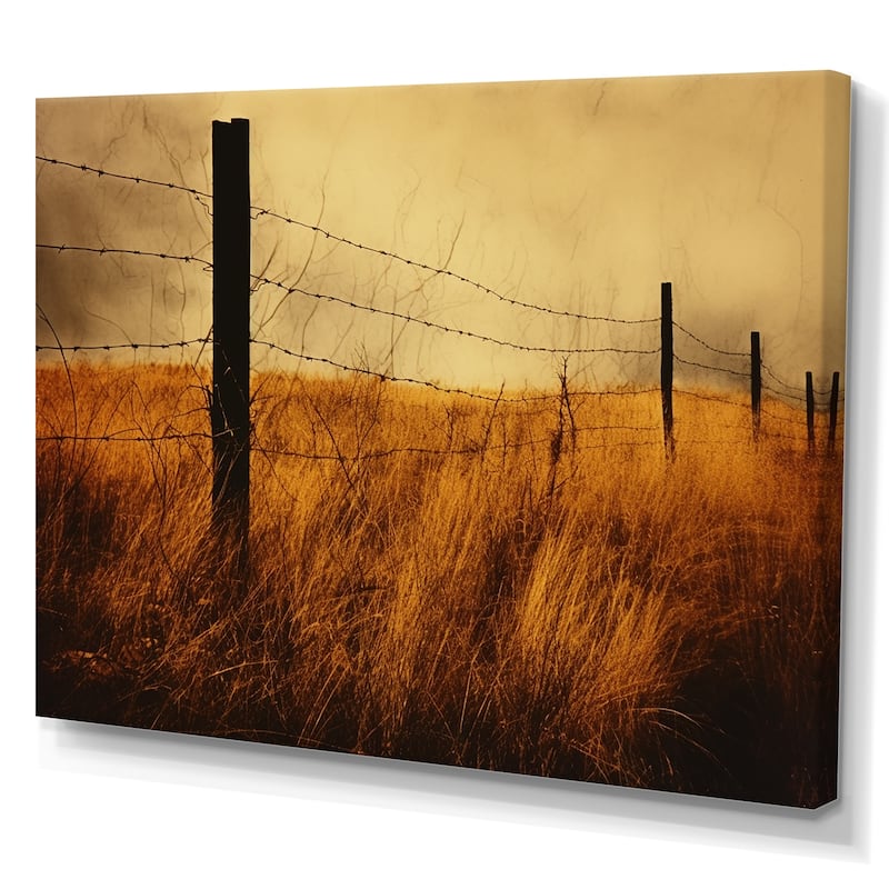 Designart "Power Lines Rust Routes Minimalist" Power Lines Wall Art Bed Bath & Beyond 39991112